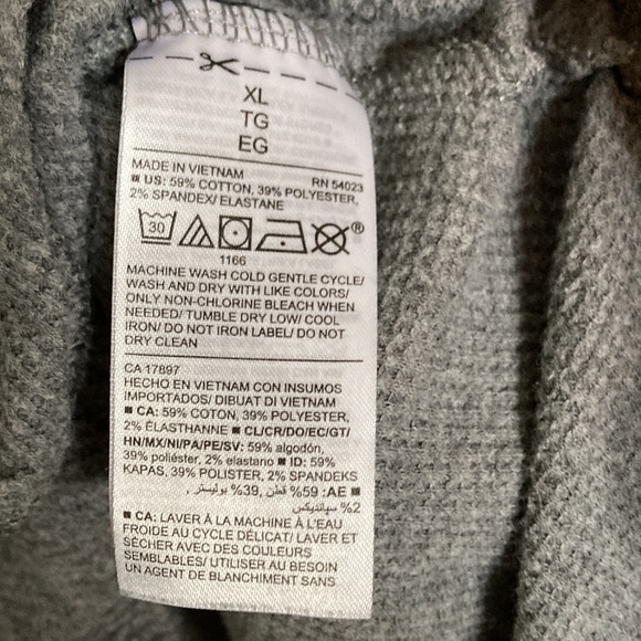 XL Grey Old Navy Long Sleeve Waffle Tee. - Picture 7 of 7